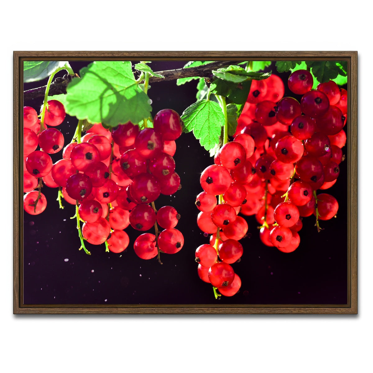 AUTO-MOCKUP WHITE | Berrys | 1 Piece | Walnut Framed Canvas | group=4x3