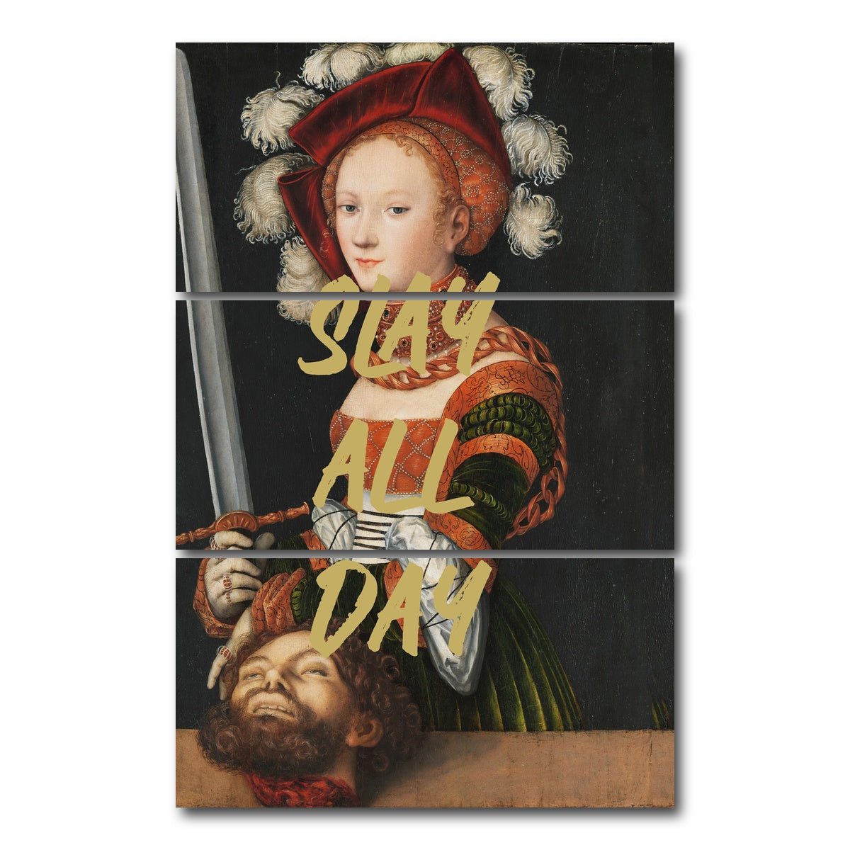 AUTO-MOCKUP WHITE | Best Advice Ever Received | 3 Piece | Gallery Wrap Canvas | group=12x24_stacked