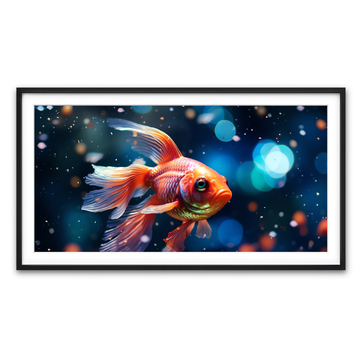 Framed Print 2x1 Black