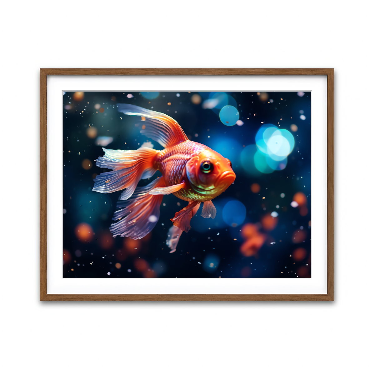 Framed Print 4x3 Walnut