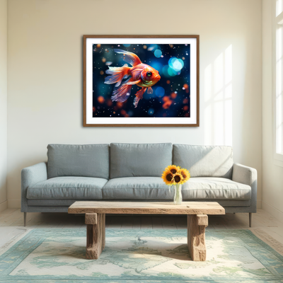 AUTO-MOCKUP ROOM | Betta Fish Wall Art