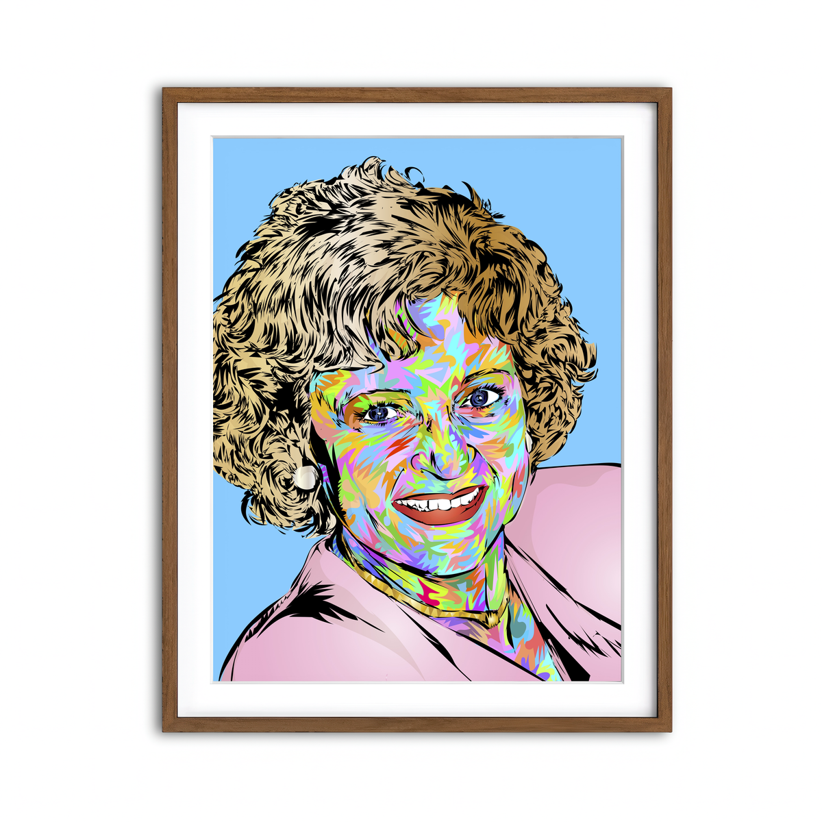 Framed Print 3x4 Walnut