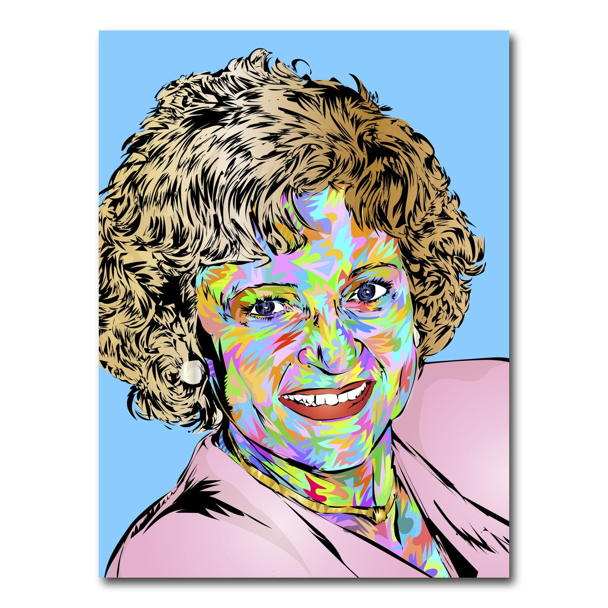 AUTO-MOCKUP WHITE | Betty White | 1 Piece | Gallery Wrap Canvas | group=3x4