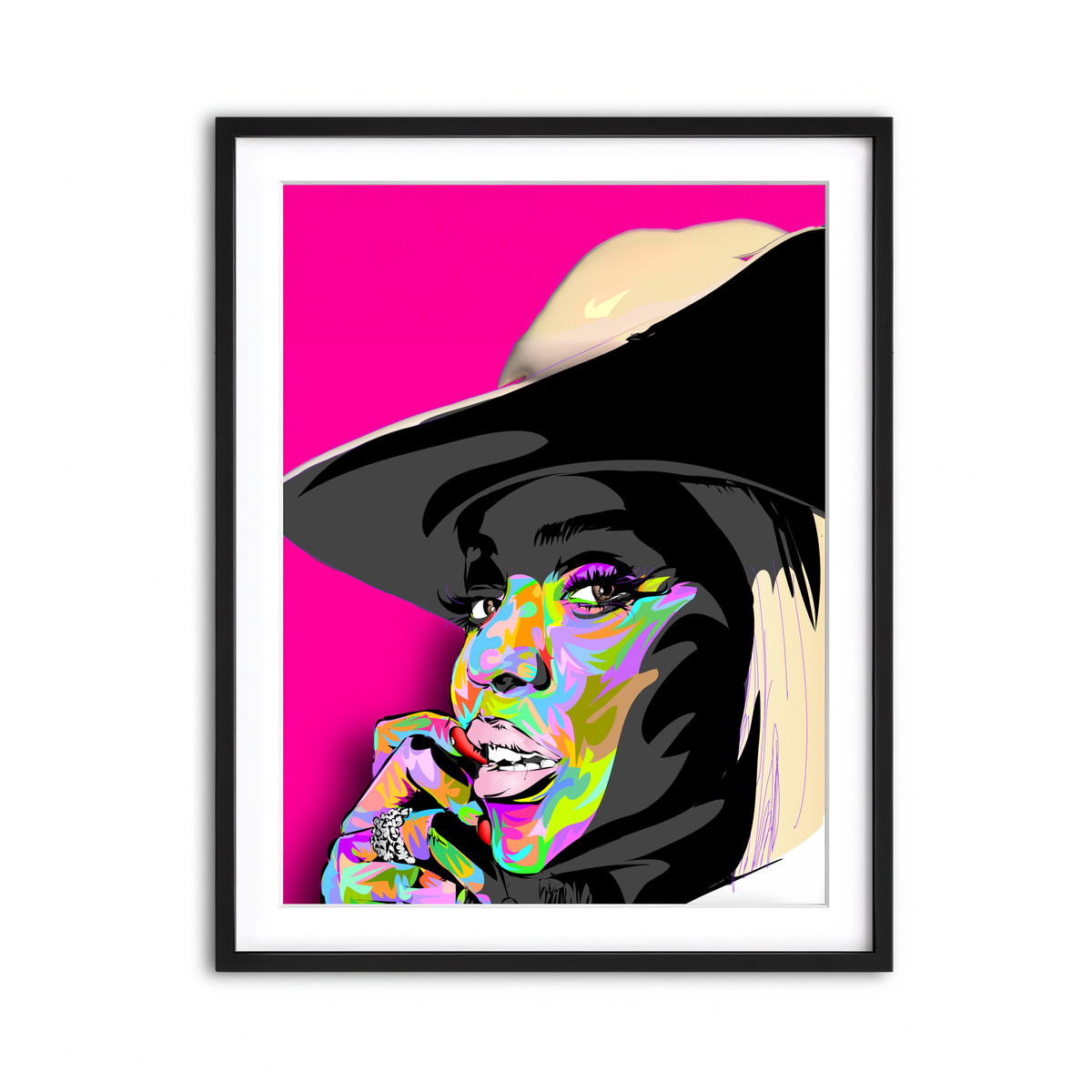 Framed Print 3x4 Black