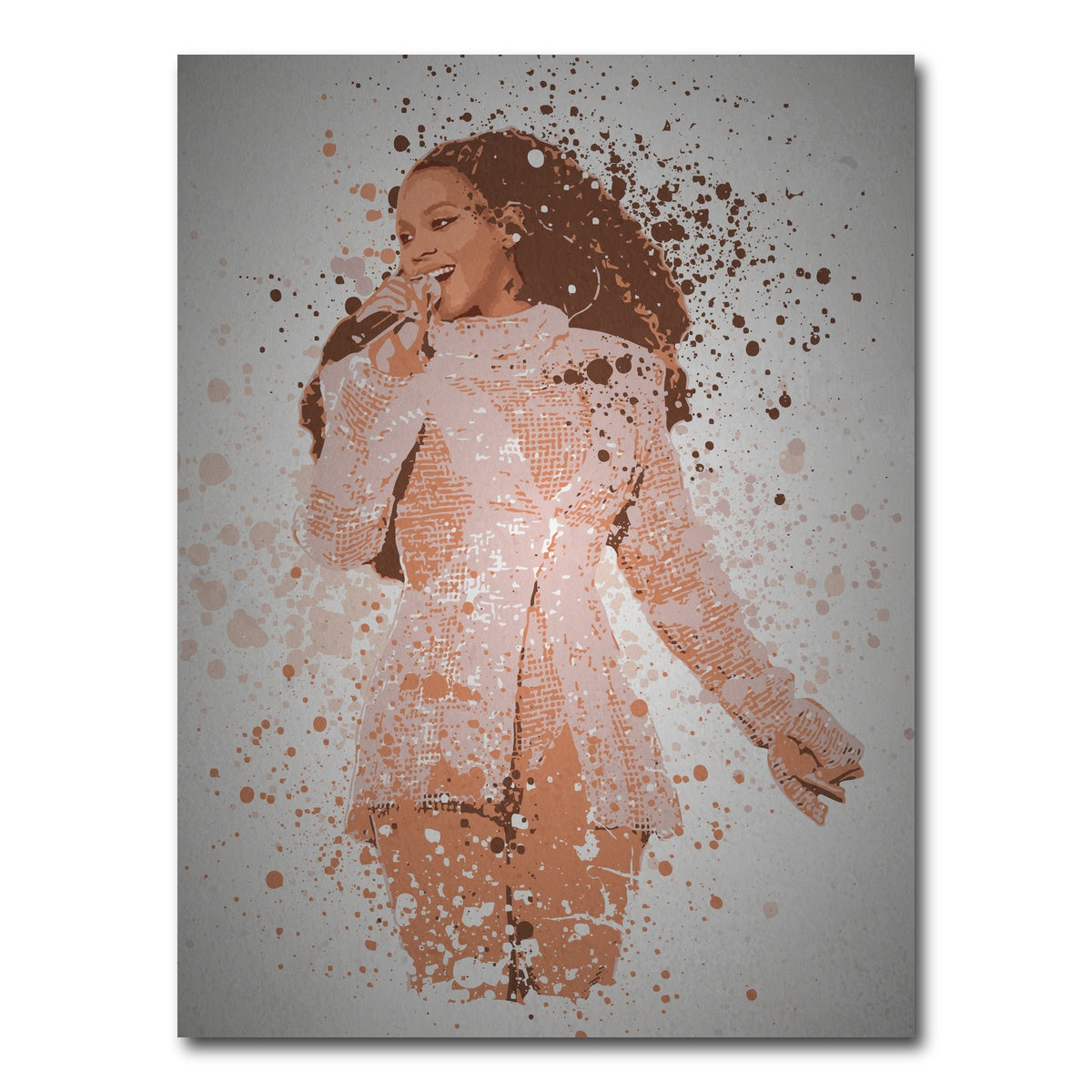 AUTO-MOCKUP WHITE | Beyonce Queen | 1 Piece | Gallery Wrap Canvas | group=3x4