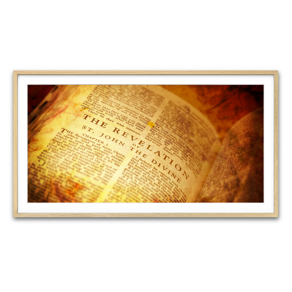 Framed Print 2x1 Natural