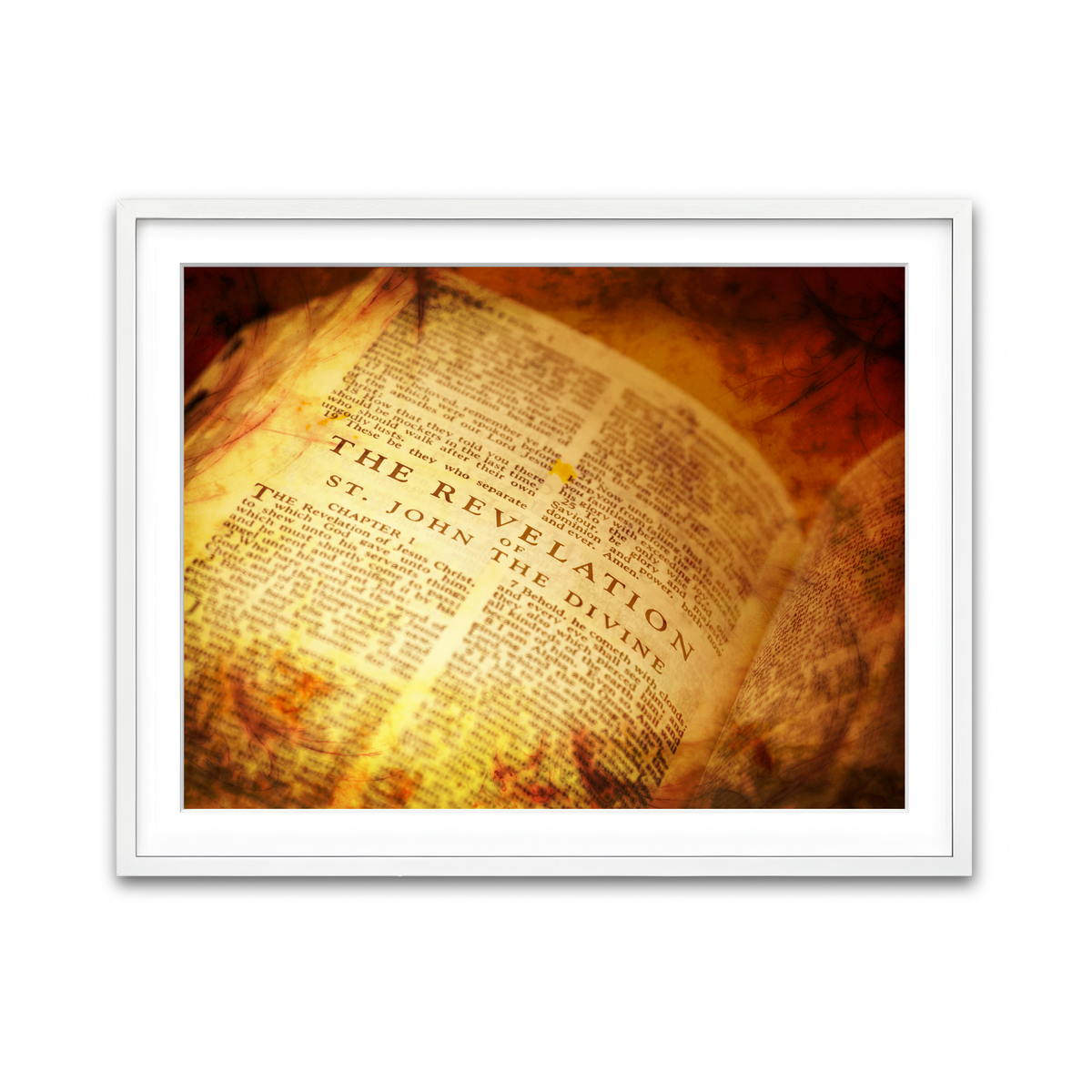 Framed Print 4x3 White