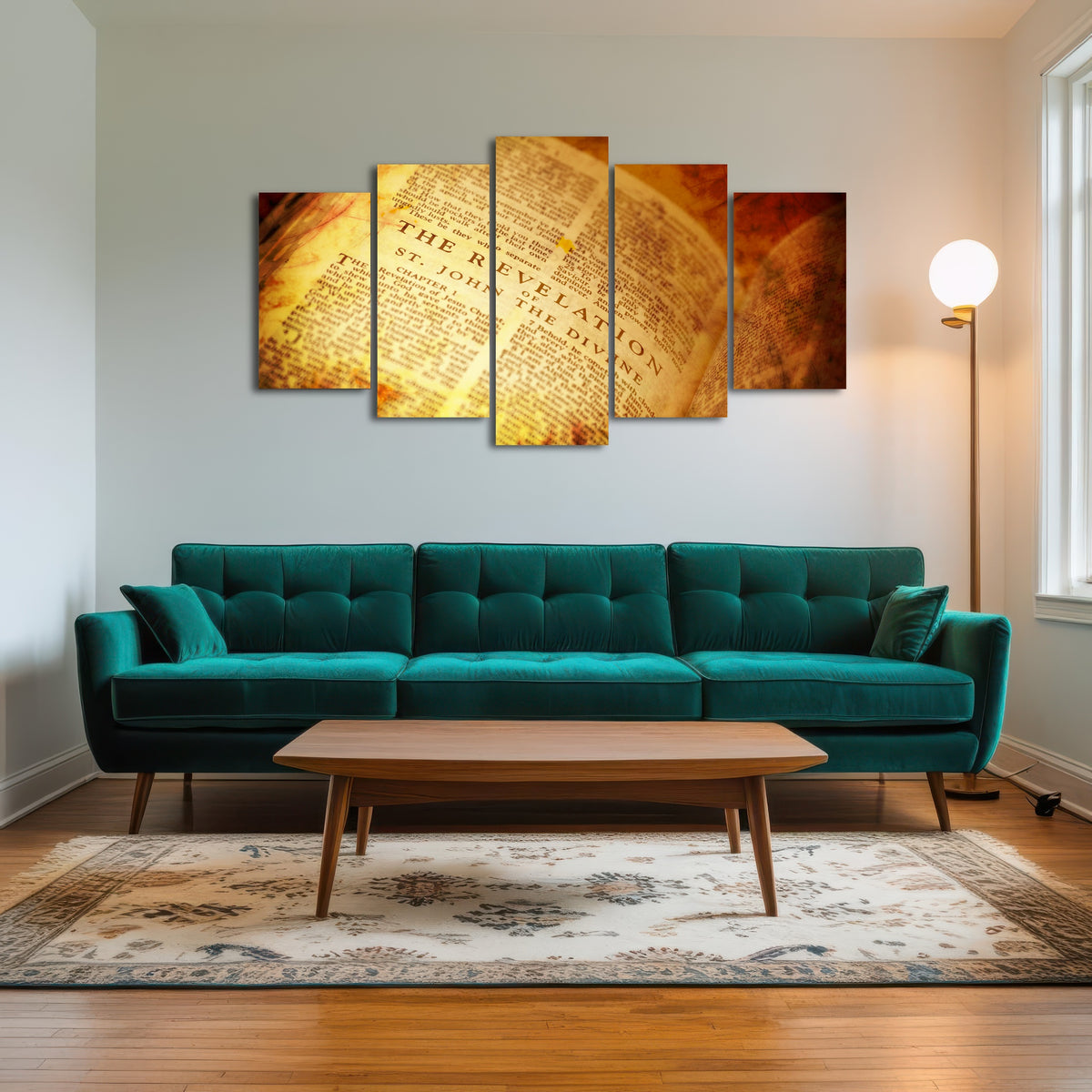 AUTO-MOCKUP ROOM | Bible showing The Revelation