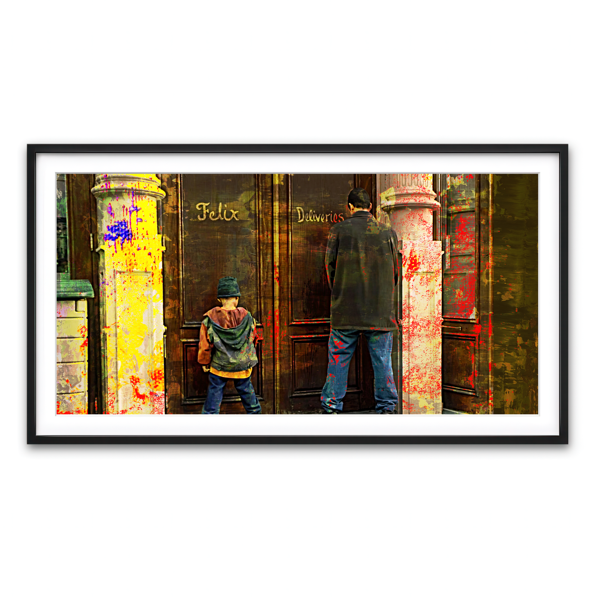 Framed Print 2x1 Black