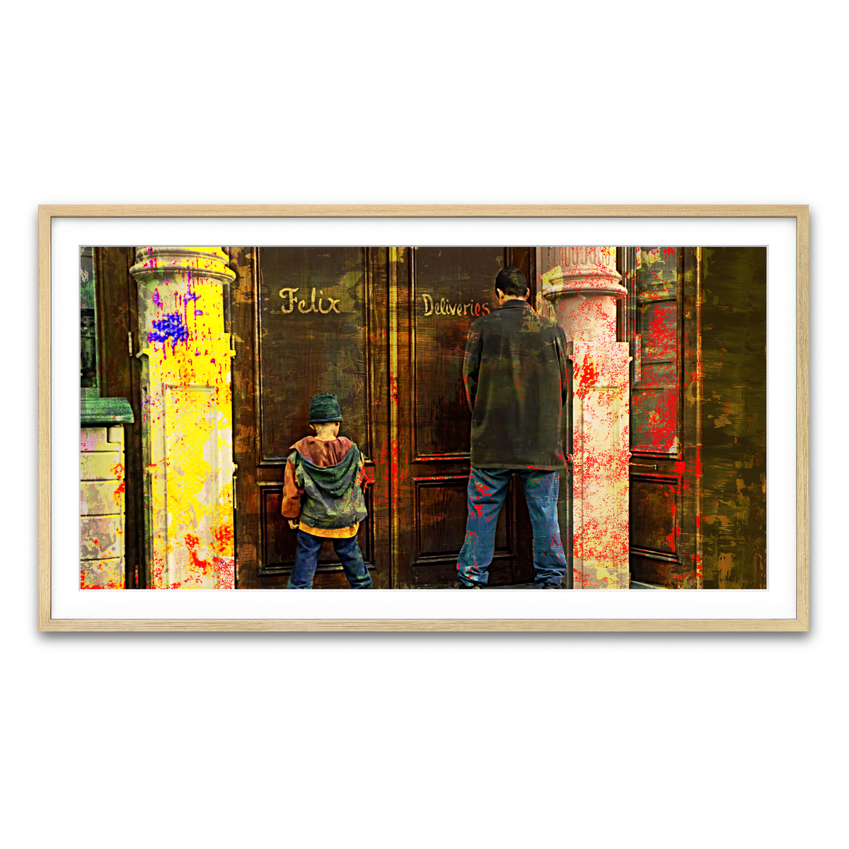 Framed Print 2x1 Natural