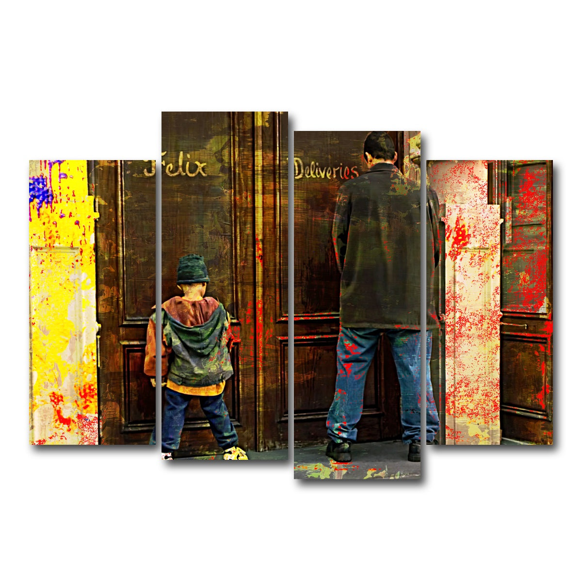 AUTO-MOCKUP WHITE | Big Daddy | 4 Piece | Gallery Wrap Canvas | group=4_normal