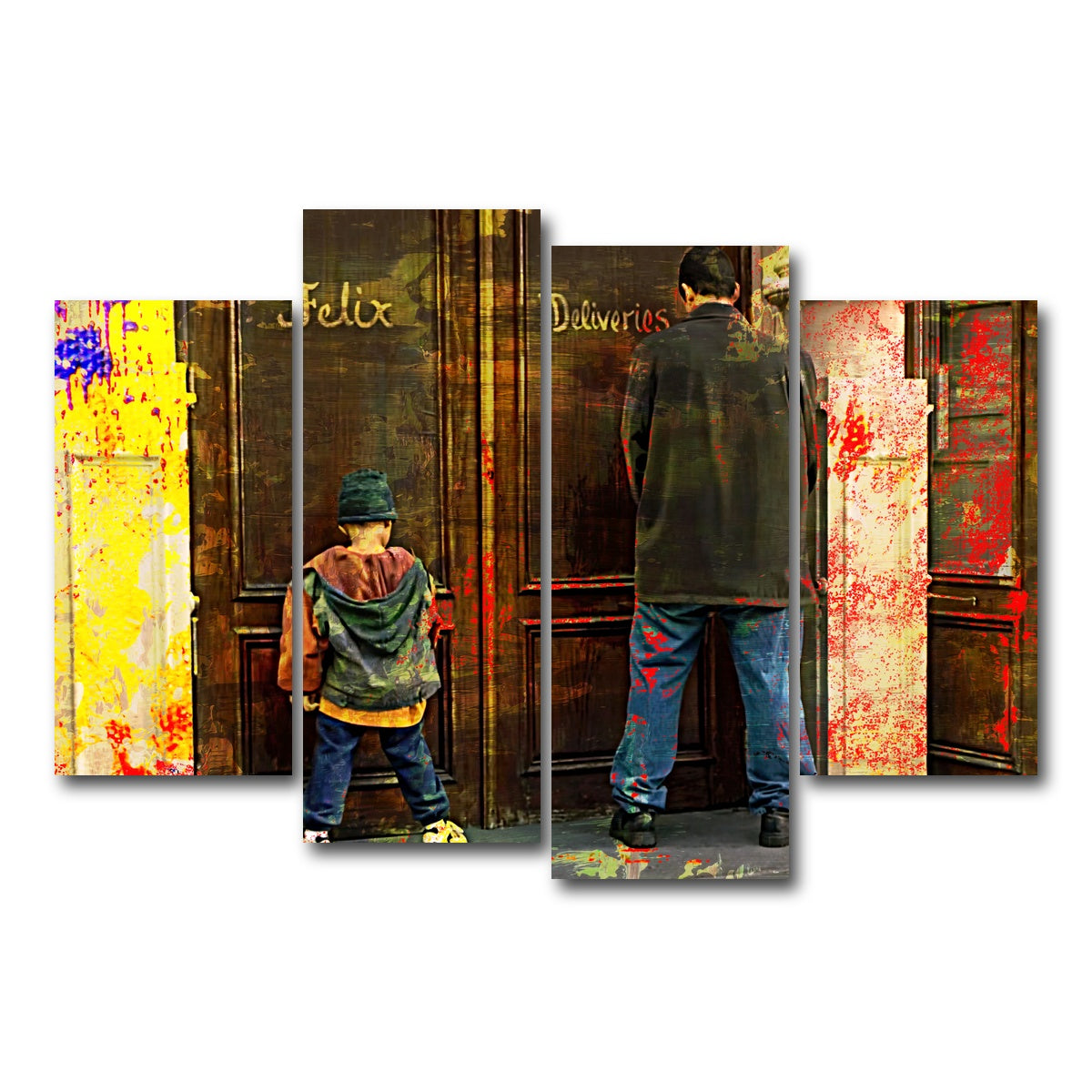 AUTO-MOCKUP WHITE | Big Daddy | 4 Piece | Gallery Wrap Canvas | group=4_short