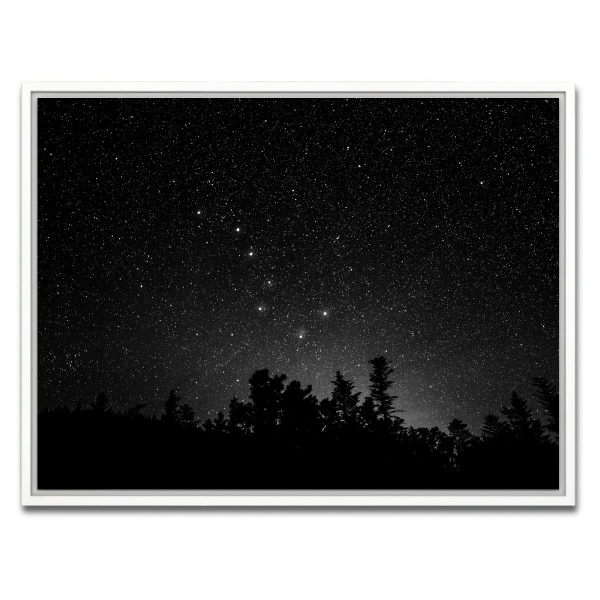 AUTO-MOCKUP WHITE | Big Dipper Starry Night | 1 Piece | White Framed Canvas | group=4x3