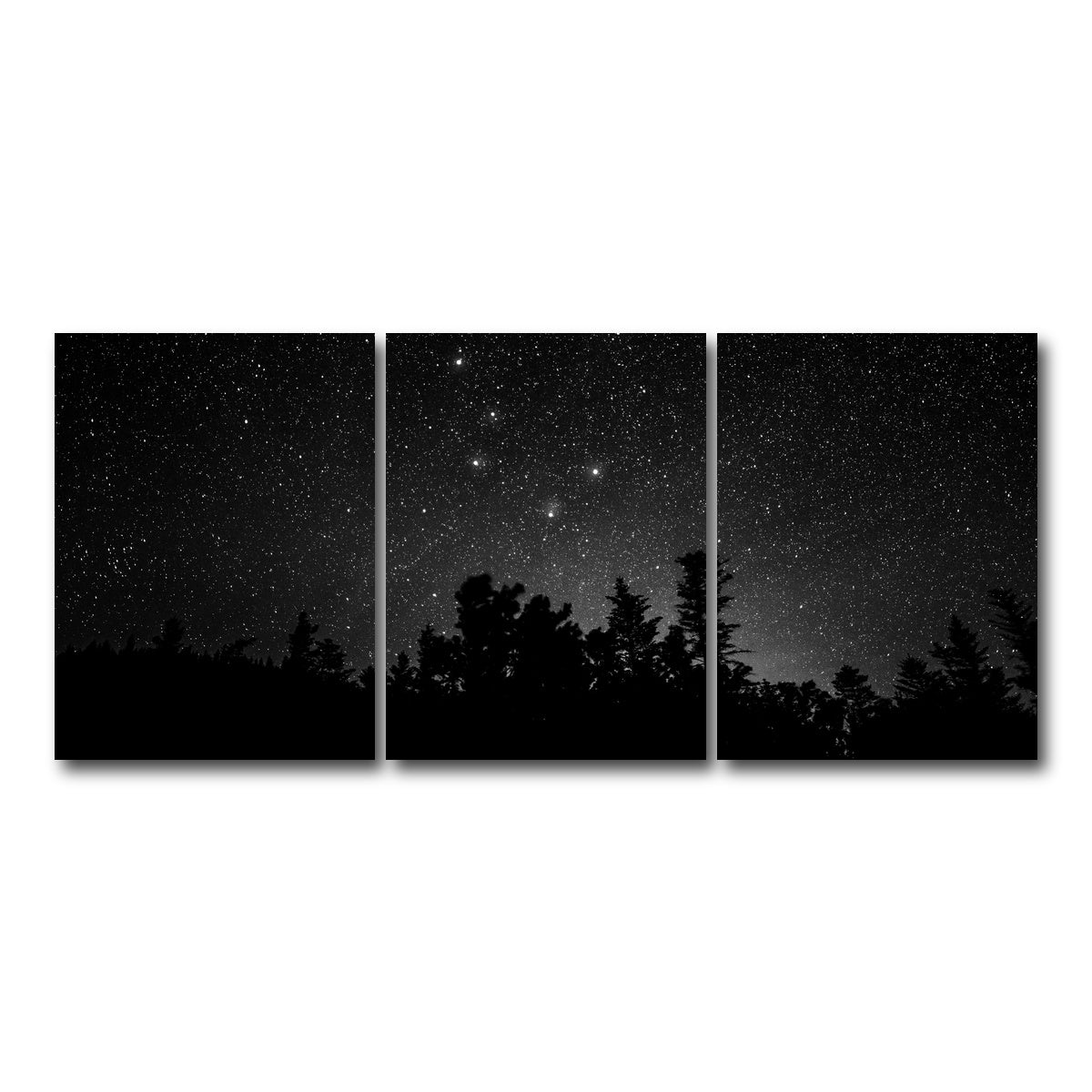AUTO-MOCKUP WHITE | Big Dipper Starry Night | 3 Piece | Gallery Wrap Canvas | group=18x24