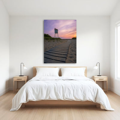 AUTO-MOCKUP ROOM | Big Sable Foghorn Walkway at Sunset