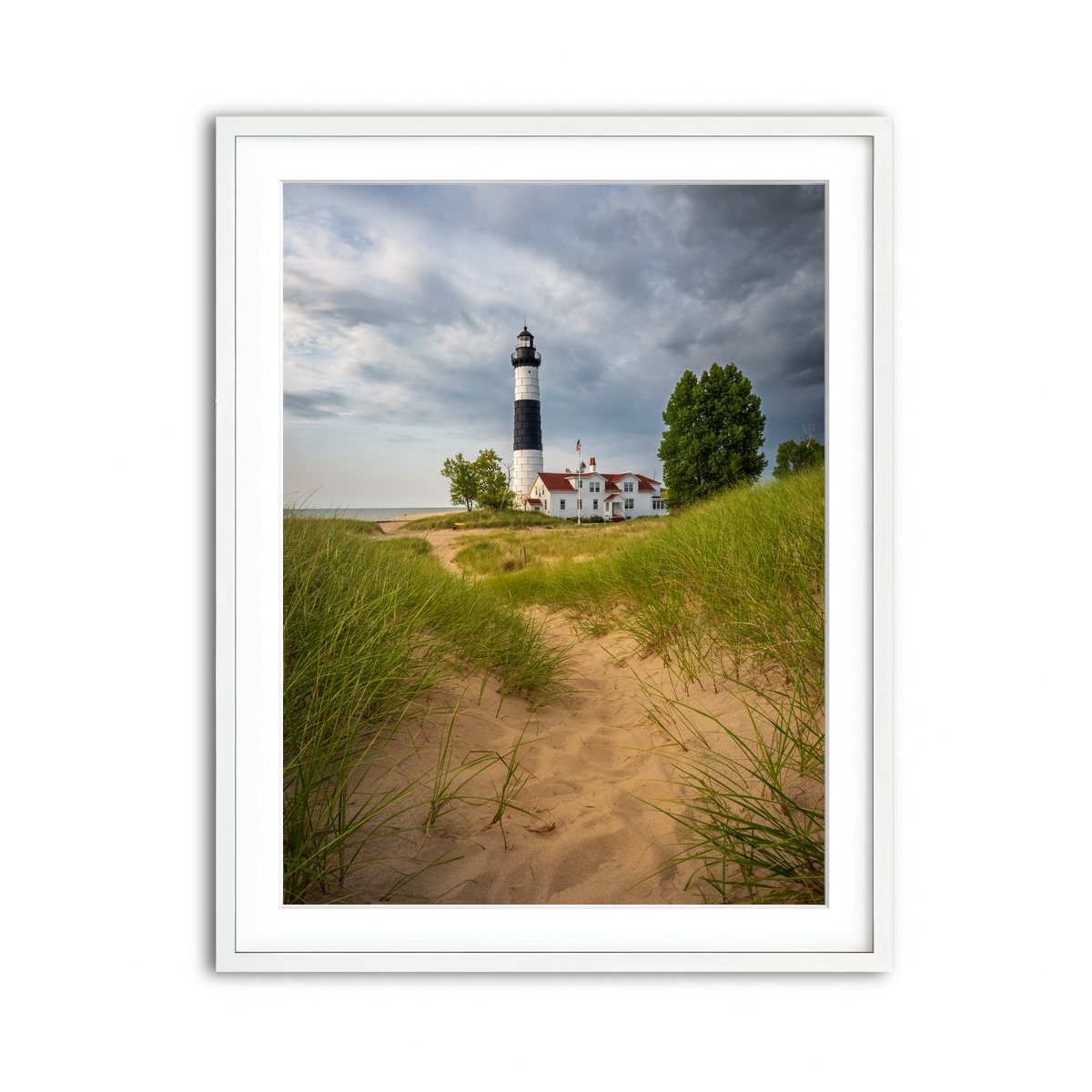 Framed Print 3x4 White