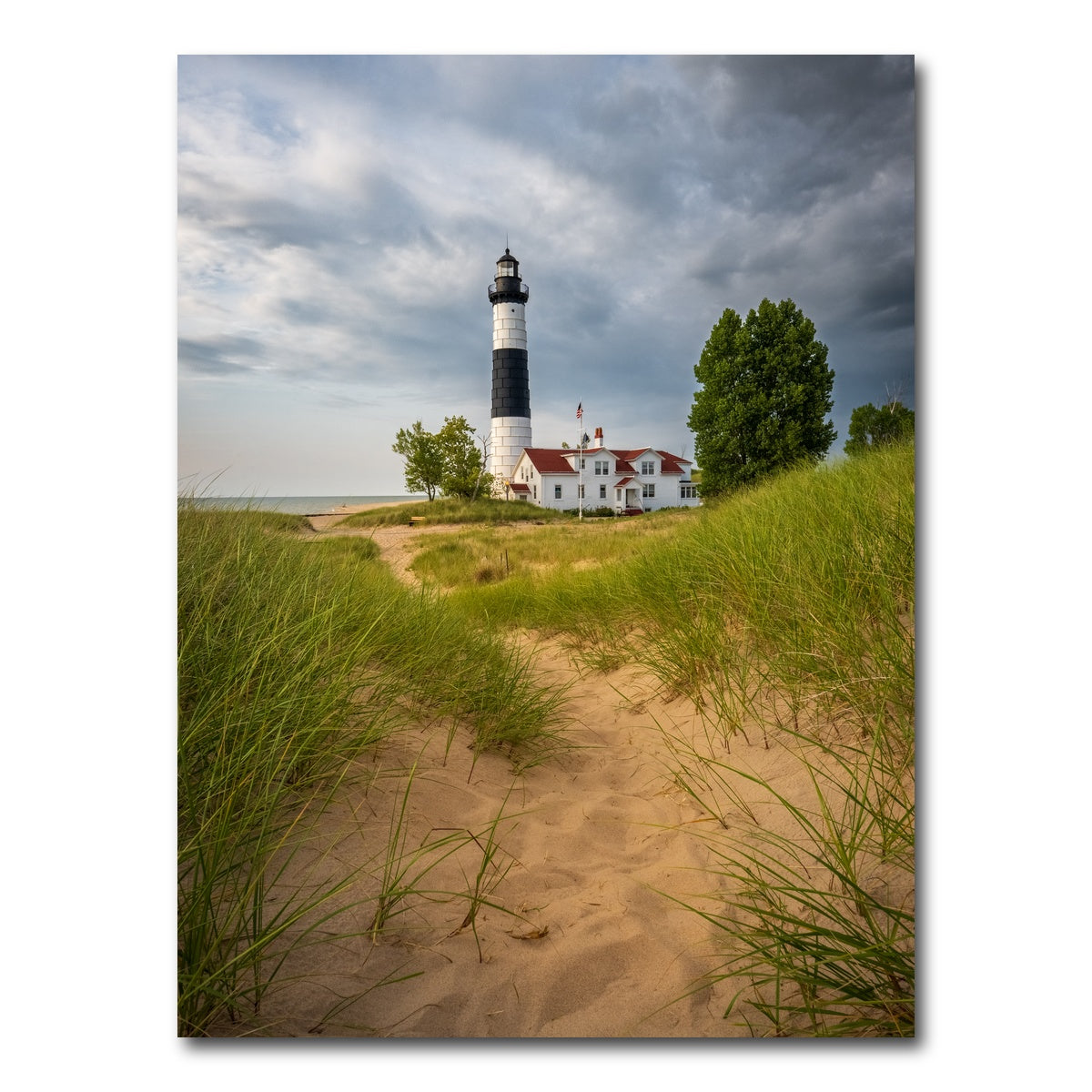 AUTO-MOCKUP WHITE | Big Sable Point Lighthouse Trail | 1 Piece | Gallery Wrap Canvas | group=3x4