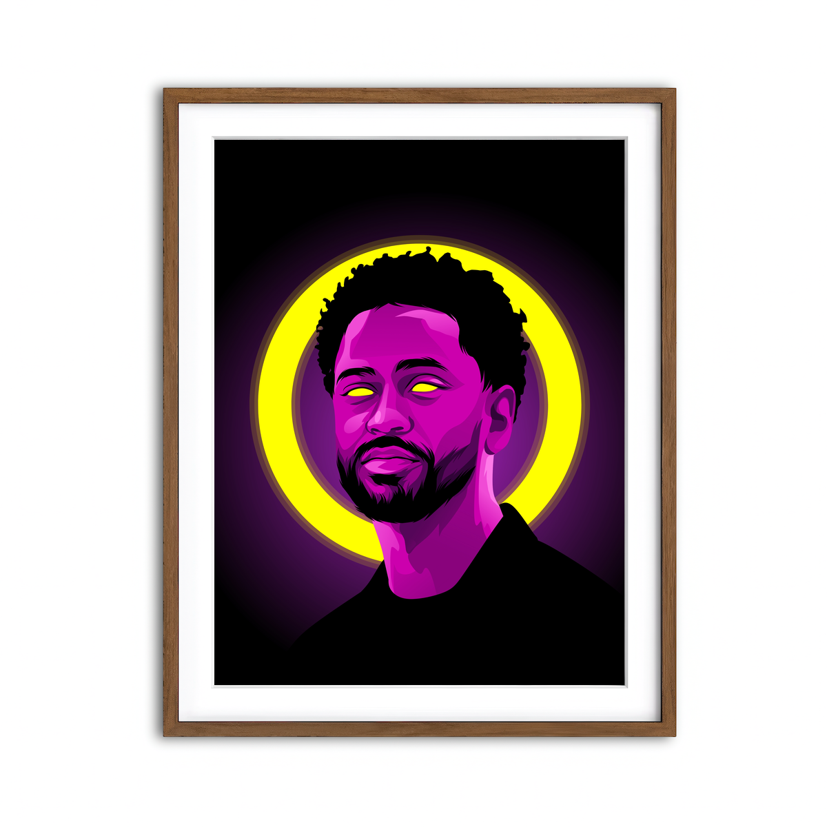 Framed Print 3x4 Walnut