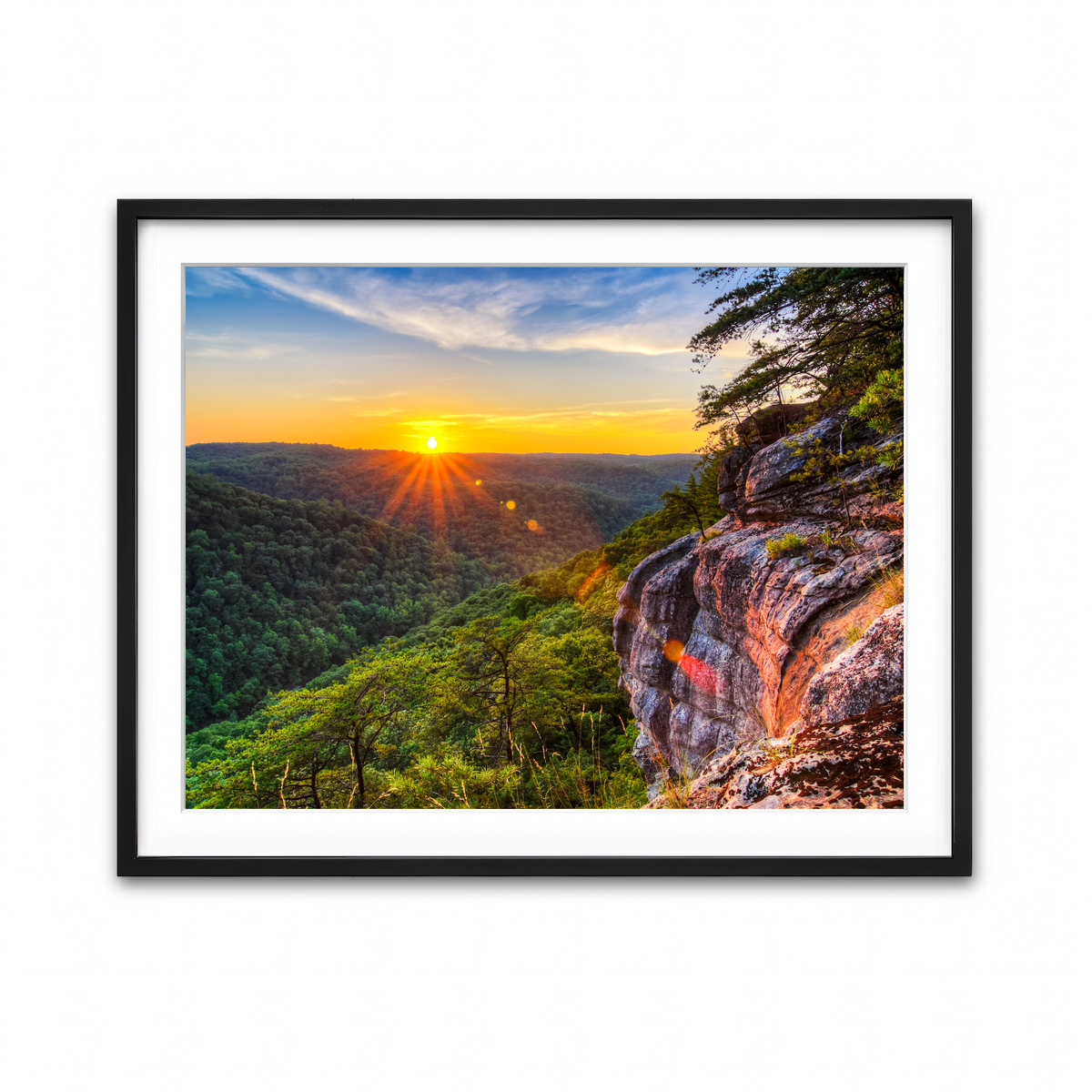 Framed Print 4x3 Black