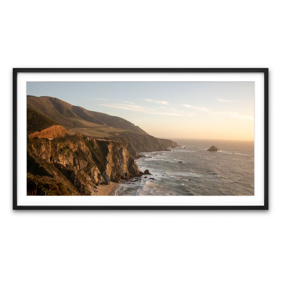 Framed Print 2x1 Black