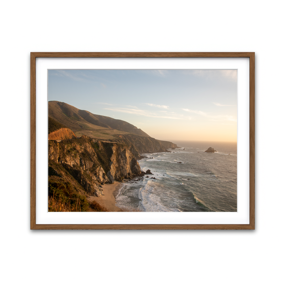 Framed Print 4x3 Walnut