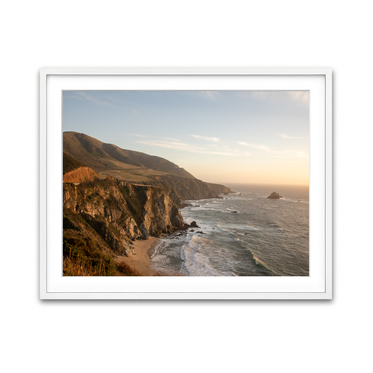 Framed Print 4x3 White