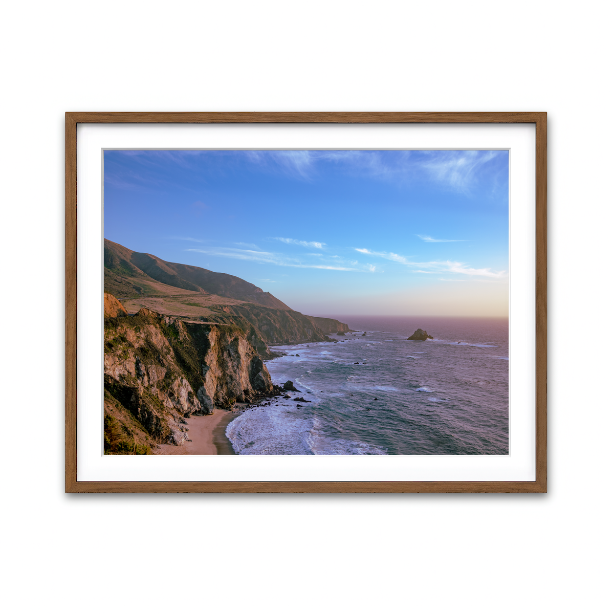 Framed Print 4x3 Walnut