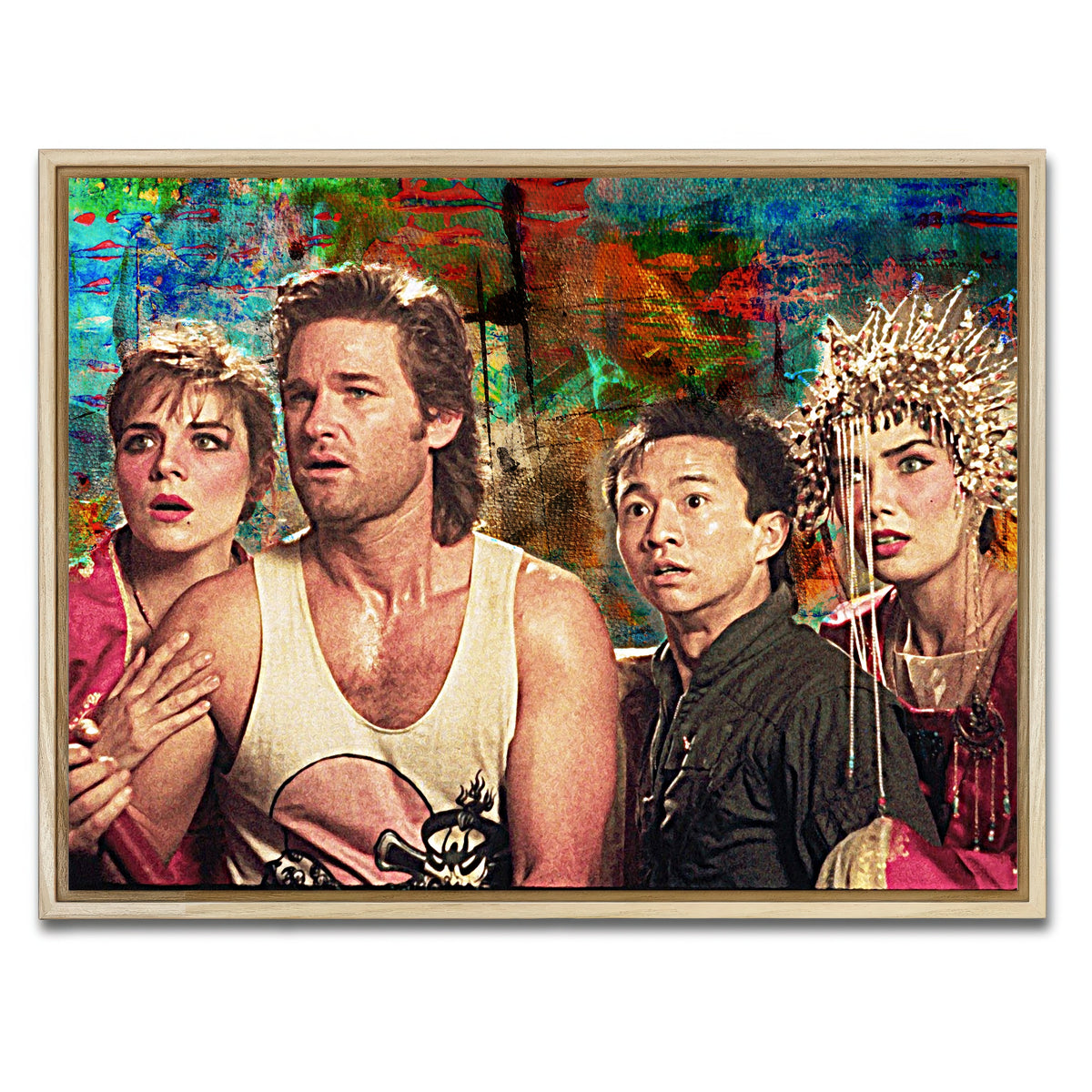 AUTO-MOCKUP WHITE | Big Trouble in Little China | 1 Piece | Natural Framed Canvas | group=4x3