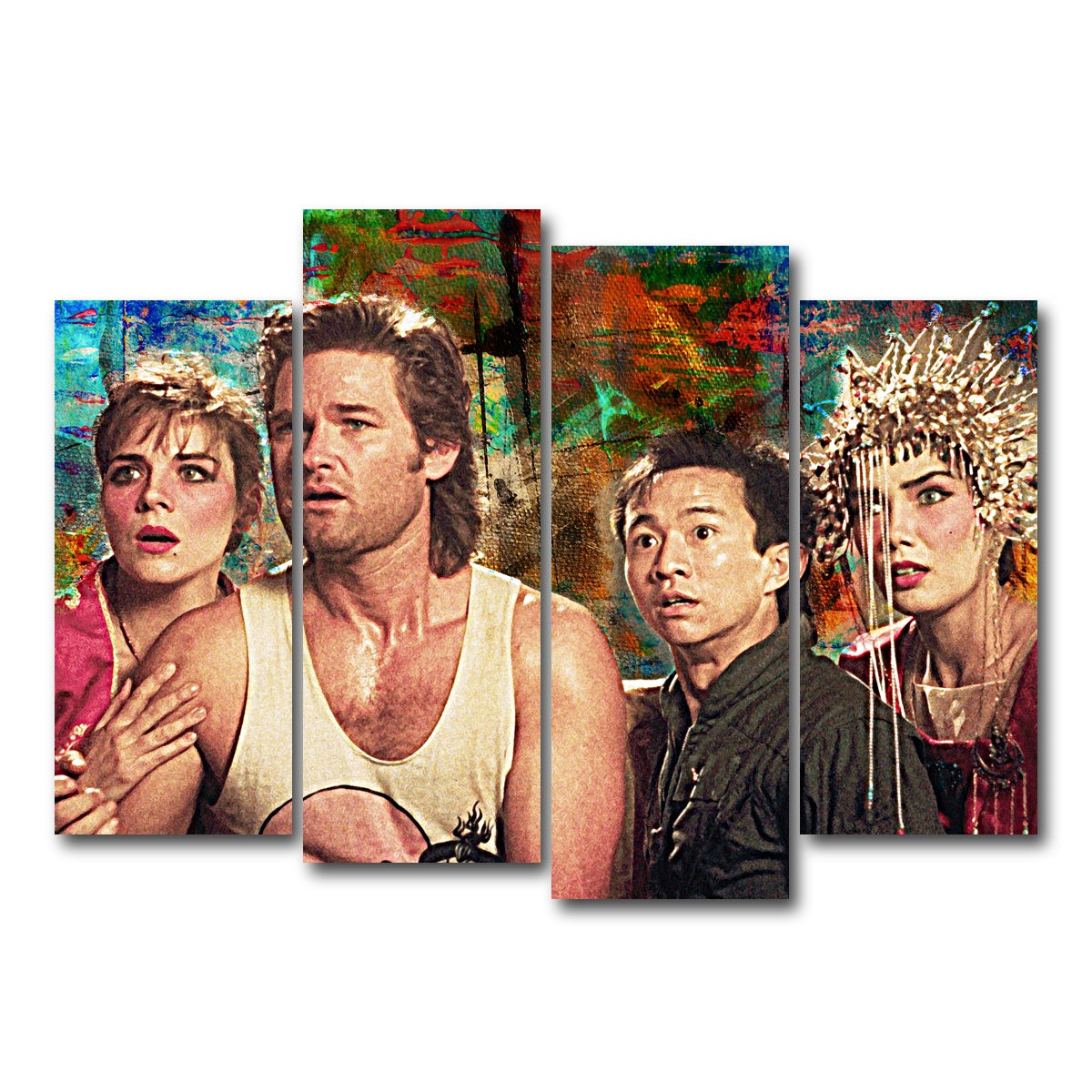 AUTO-MOCKUP WHITE | Big Trouble in Little China | 4 Piece | Gallery Wrap Canvas | group=4_normal