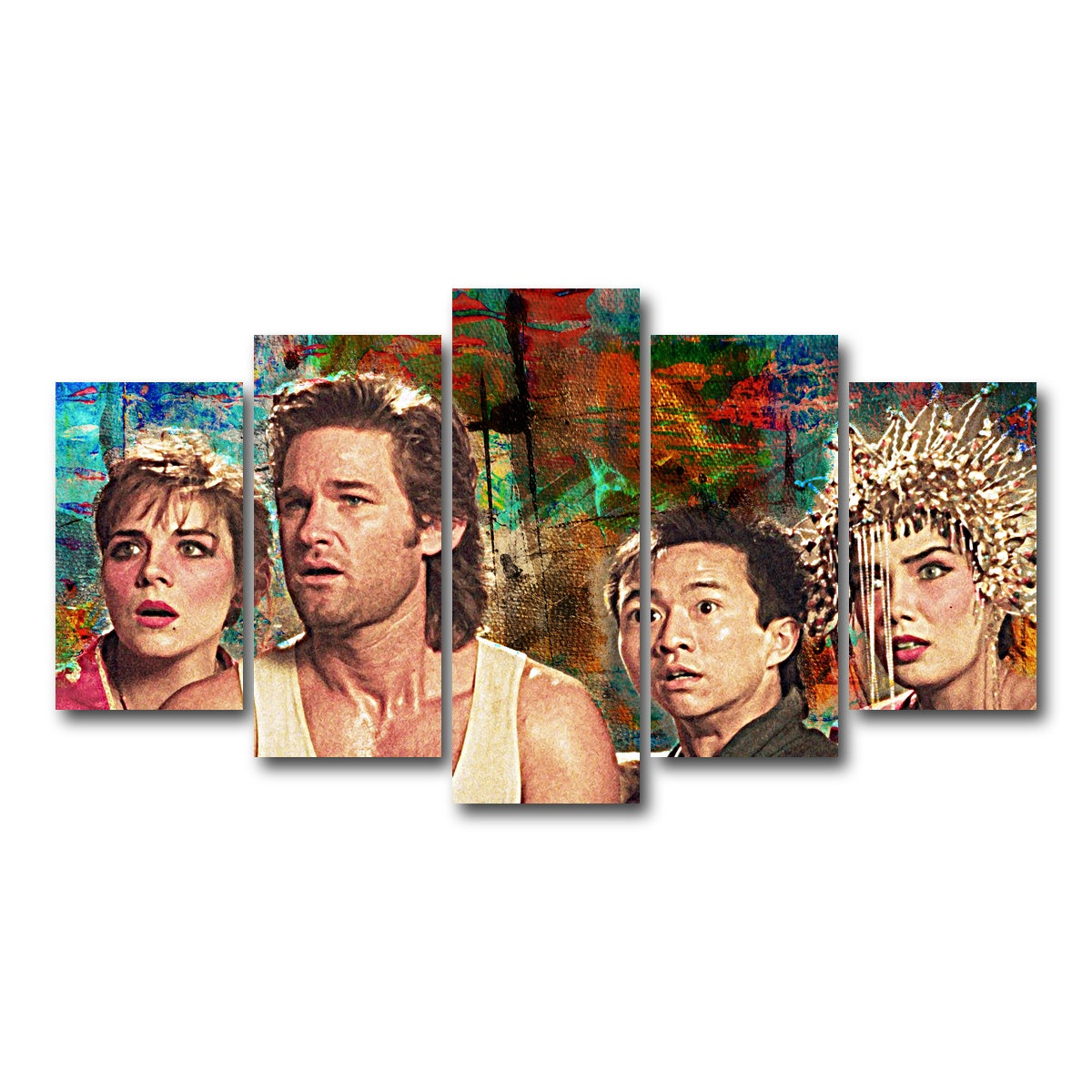 AUTO-MOCKUP WHITE | Big Trouble in Little China | 5 Piece | Gallery Wrap Canvas | group=5_normal