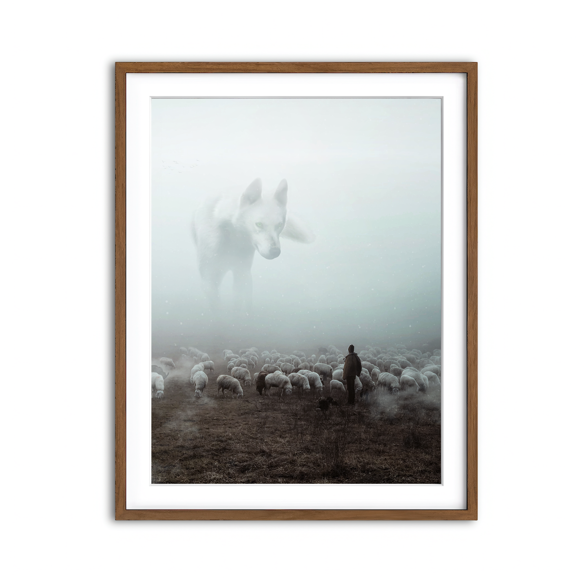 Framed Print 3x4 Walnut