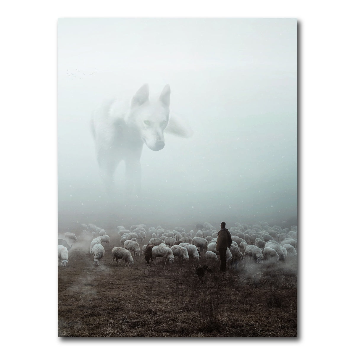 AUTO-MOCKUP WHITE | Big Wolf | 1 Piece | Gallery Wrap Canvas | group=3x4