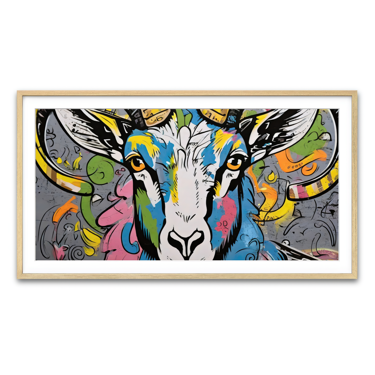 Framed Print 2x1 Natural