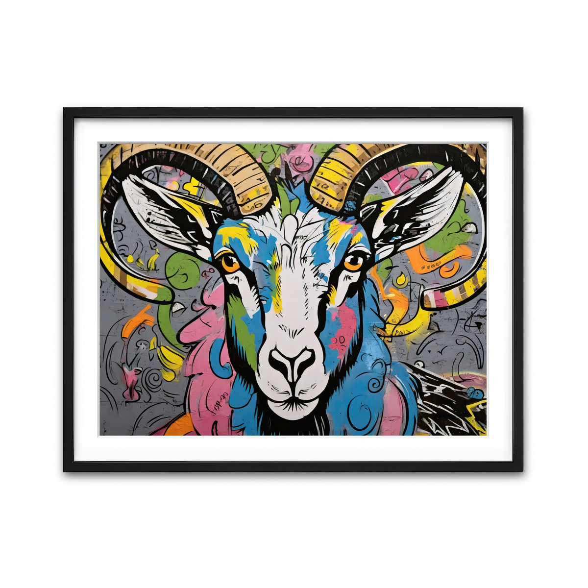 Framed Print 4x3 Black