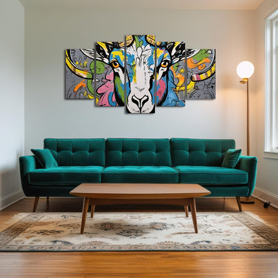 AUTO-MOCKUP ROOM | Bighorn Sheep graffiti