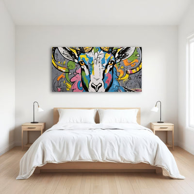 AUTO-MOCKUP ROOM | Bighorn Sheep graffiti