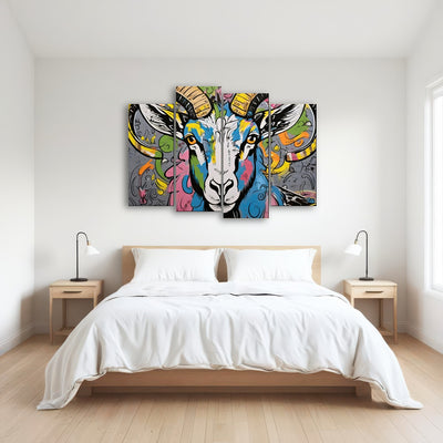 AUTO-MOCKUP ROOM | Bighorn Sheep graffiti