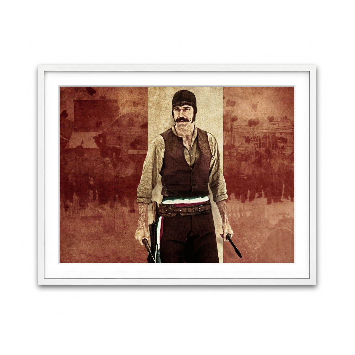 Framed Print 4x3 White