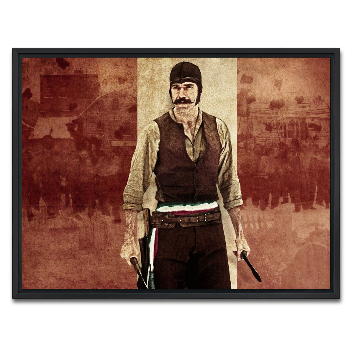 AUTO-MOCKUP WHITE | Bill Cutting | 1 Piece | Black Framed Canvas | group=4x3