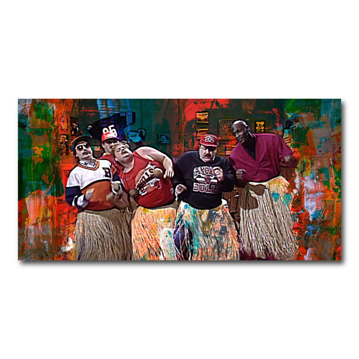 AUTO-MOCKUP WHITE | Bill Swerski's Super Fans & Jordan | 1 Piece | Gallery Wrap Canvas | group=2x1