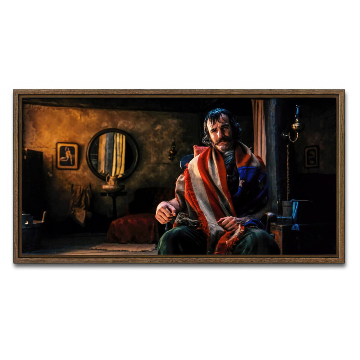 AUTO-MOCKUP WHITE | Bill The Butcher | 1 Piece | Walnut Frame | group=2x1