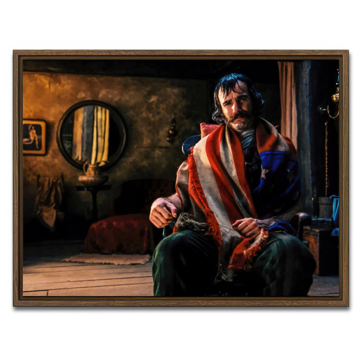 AUTO-MOCKUP WHITE | Bill The Butcher | 1 Piece | Walnut Frame | group=4x3