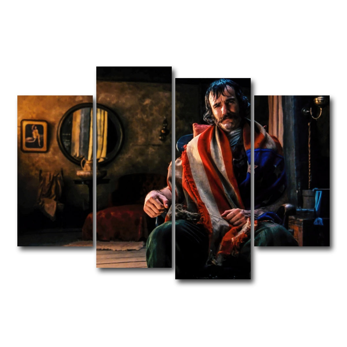 AUTO-MOCKUP WHITE | Bill The Butcher | 4 Piece | Gallery Wrapped | group=4_short