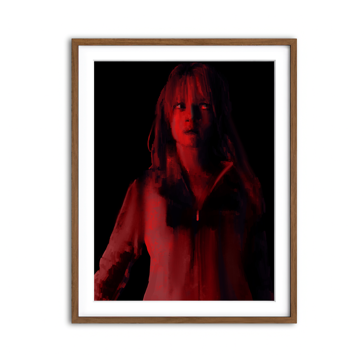 Framed Print 3x4 Walnut