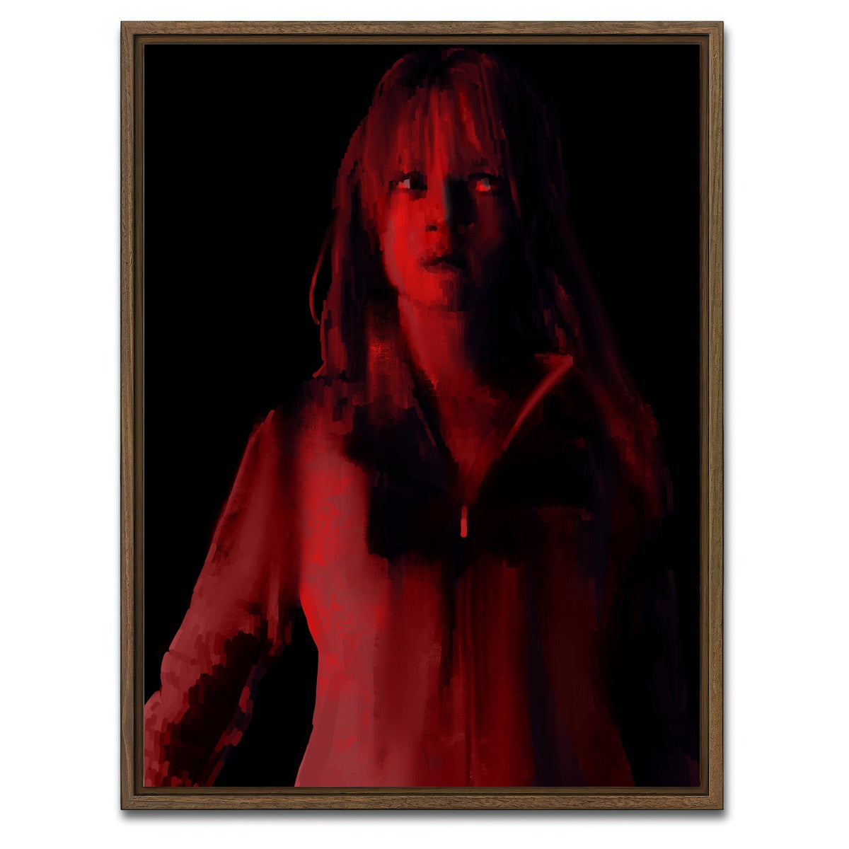 AUTO-MOCKUP WHITE | Bill's Bride | 1 Piece | Walnut Framed Canvas | group=3x4