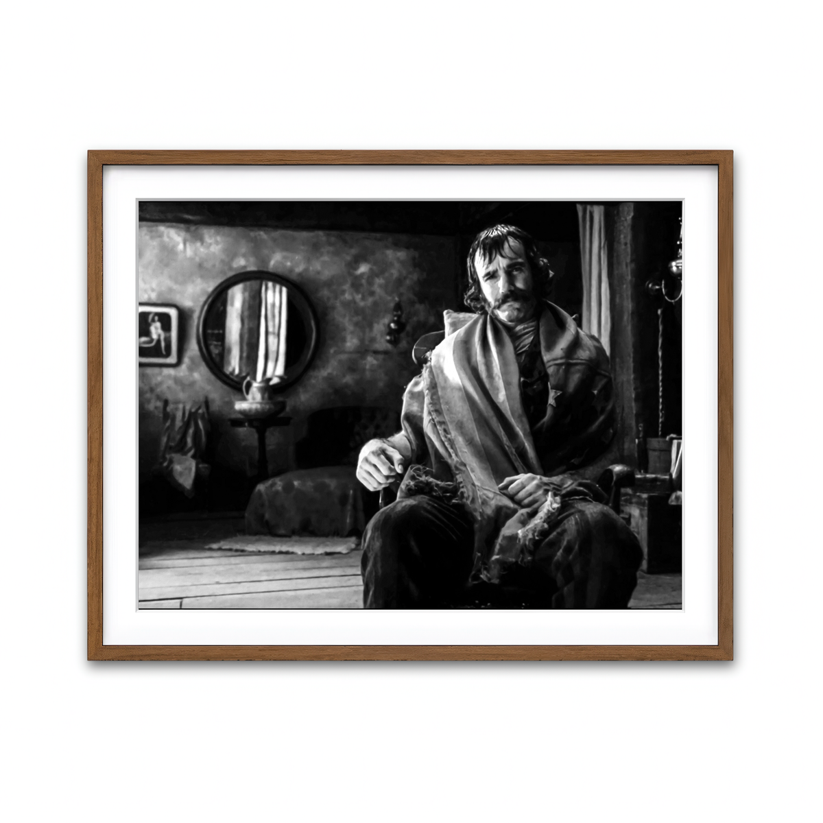 Framed Print 4x3 Walnut