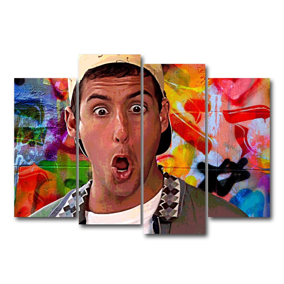 AUTO-MOCKUP WHITE | Billy Madison | 4 Piece | Gallery Wrap Canvas | group=4_normal