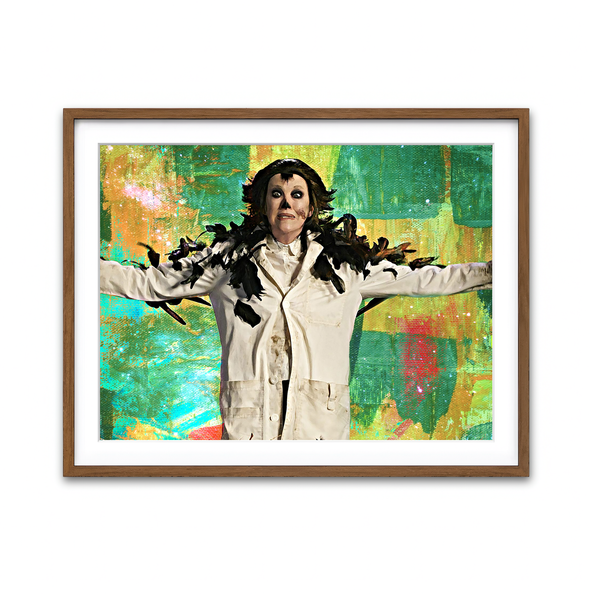 Framed Print 4x3 Walnut