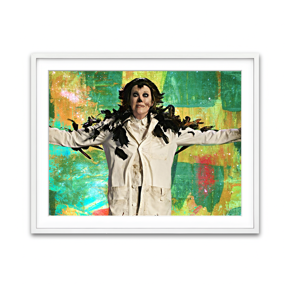 Framed Print 4x3 White