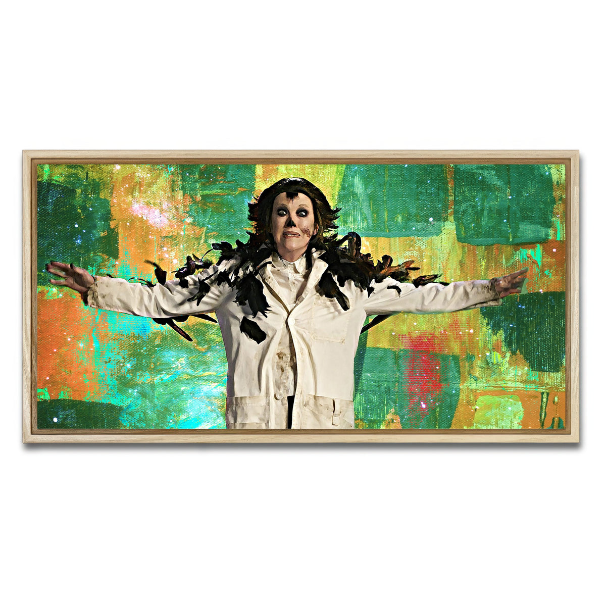 AUTO-MOCKUP WHITE | Bird Moira | 1 Piece | Natural Framed Canvas | group=2x1